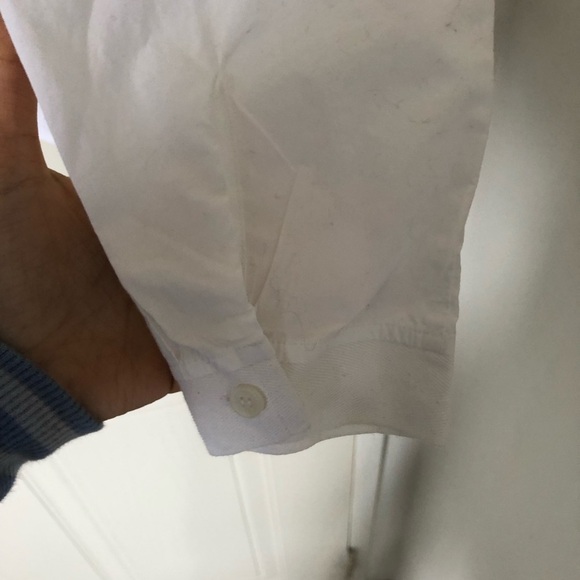 MM6 Maison Martin Margiela White Tie Collar Shirt - Picture 5 of 10